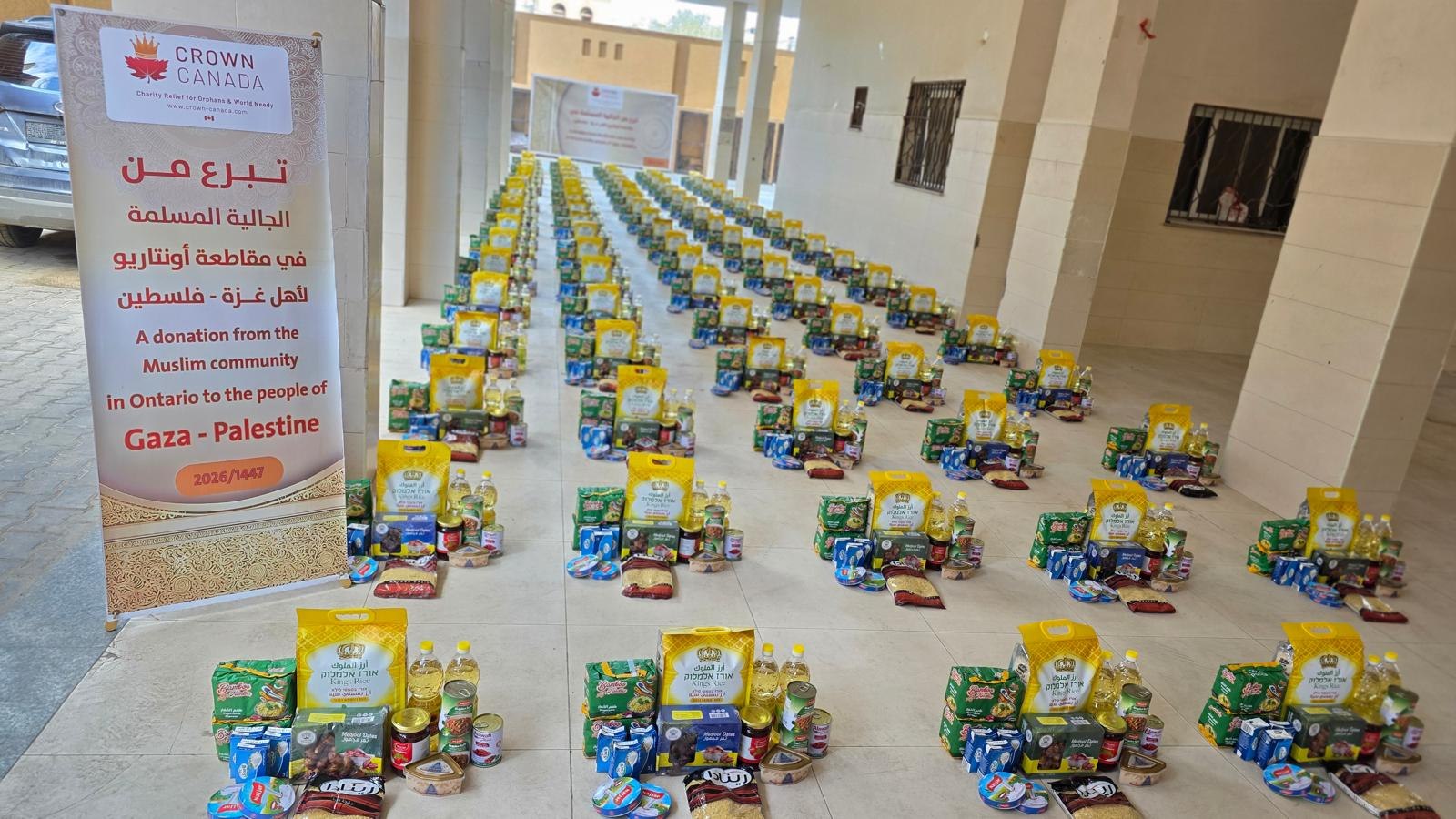 Preparing food parcels